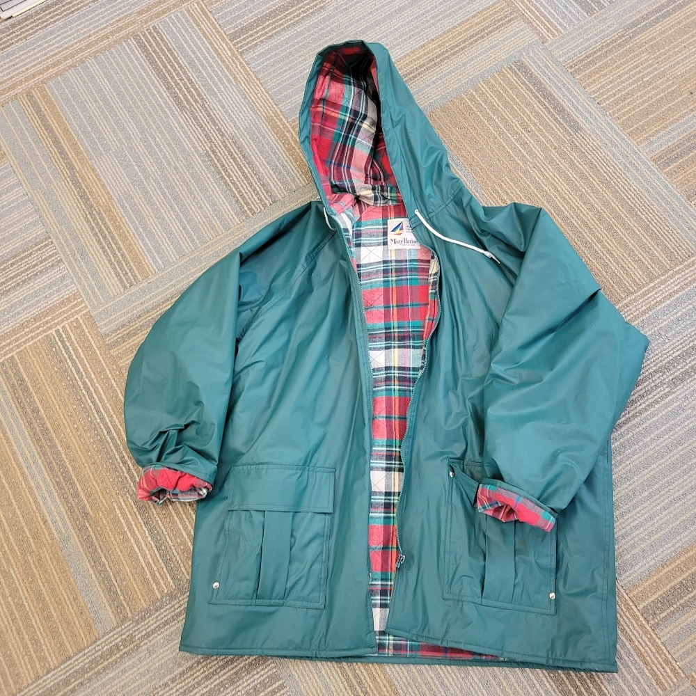 MISTY Harbor All weather rain slicker Vintage!  Euc